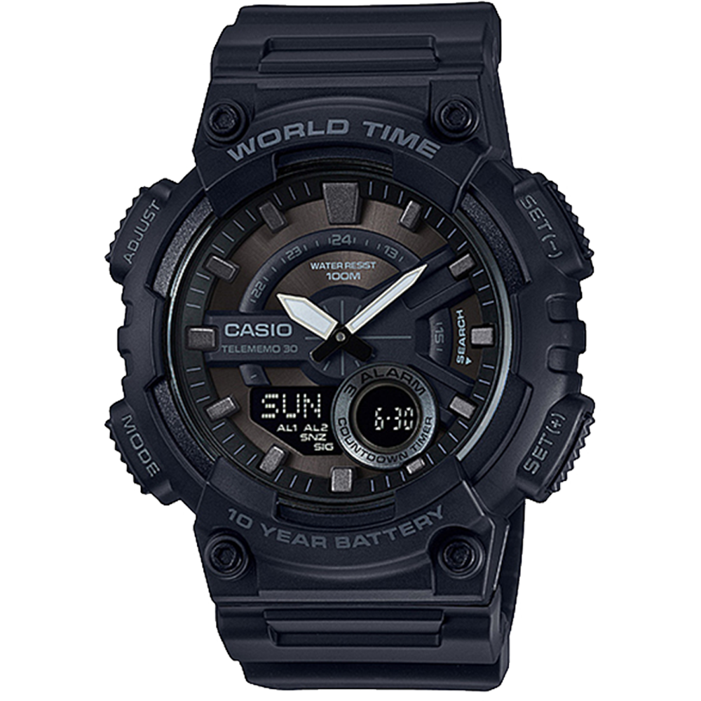 CASIO STANDARD AEQ-110W-1B